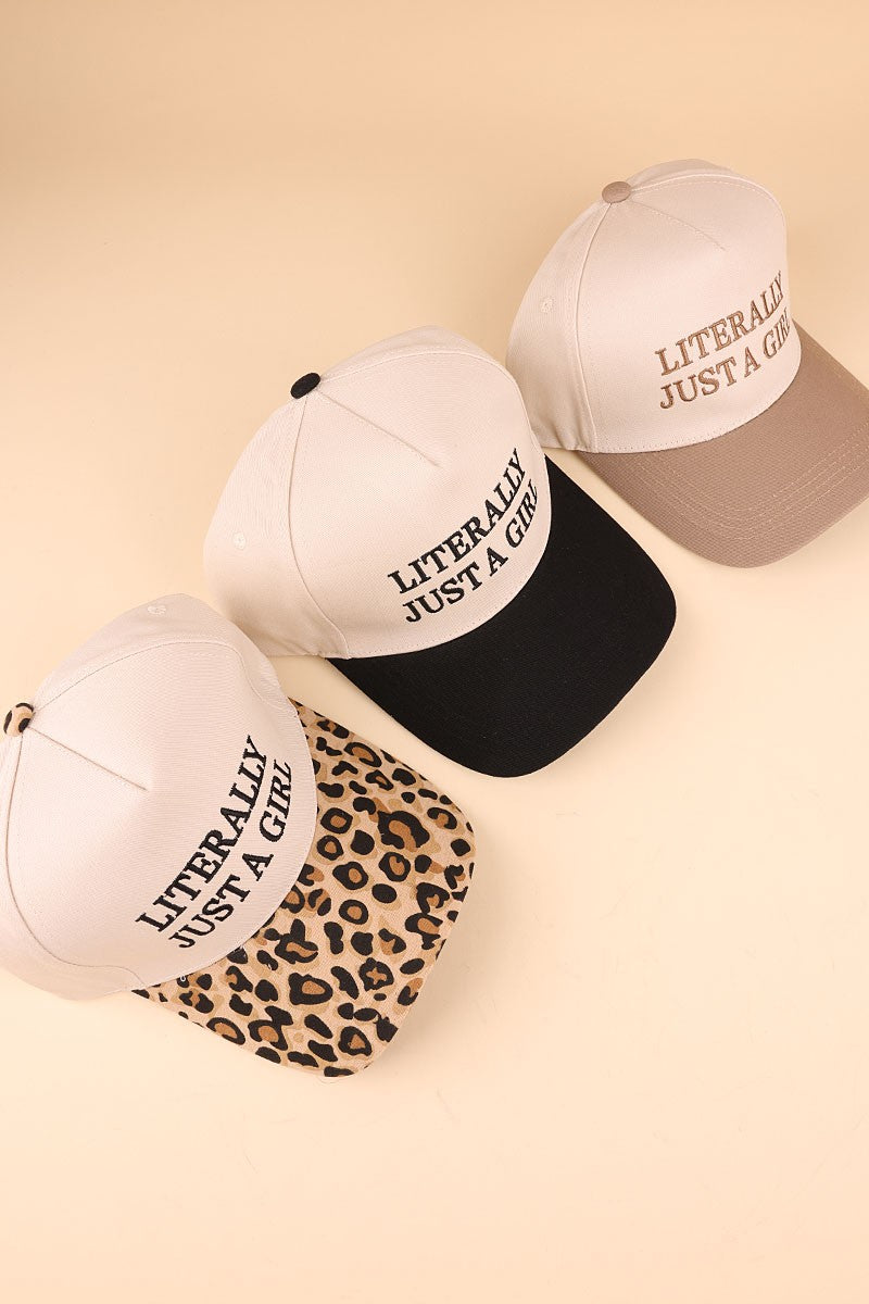 Literally Just A Girl Hat