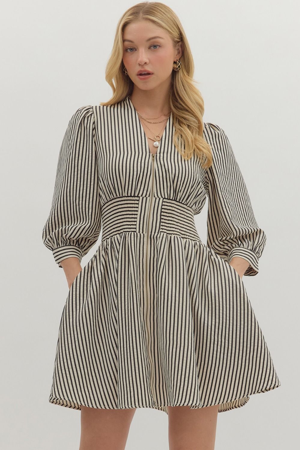 Scottie Striped Dress