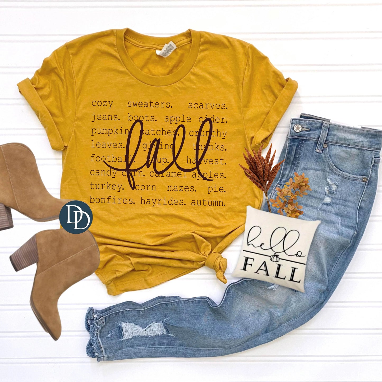 'Fall Word Collage' Graphic