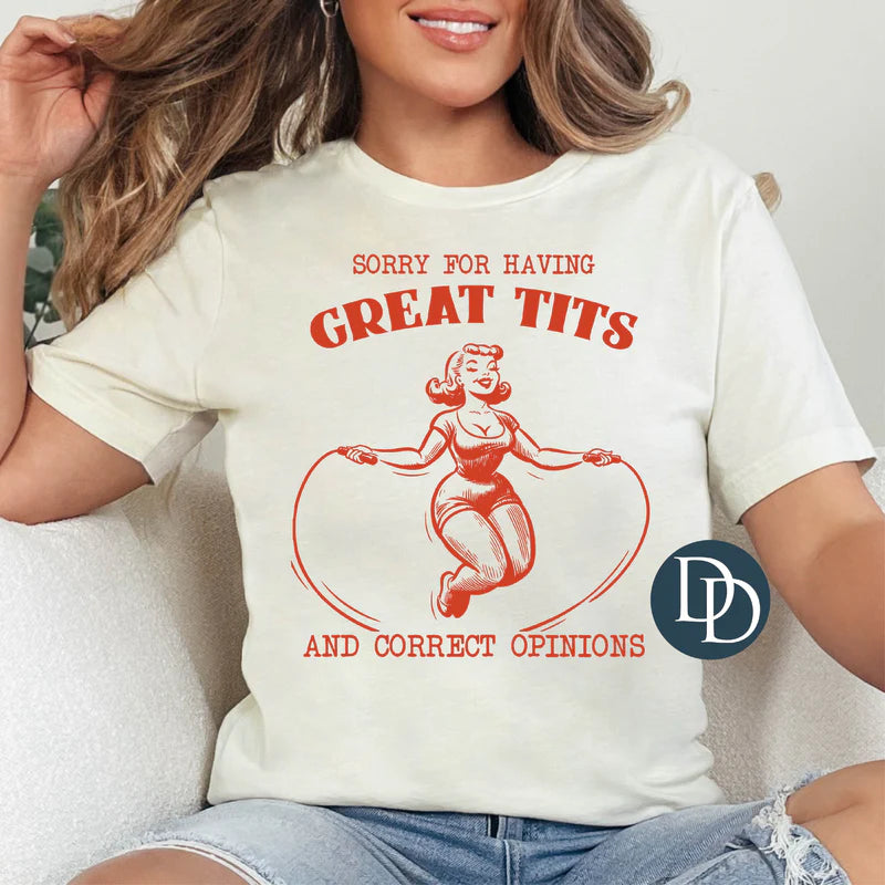 'Great T*ts' Graphic