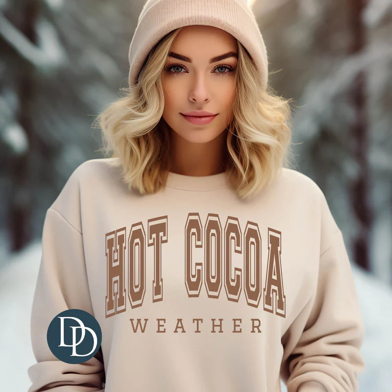 'Hot Cocoa Weather' Graphic
