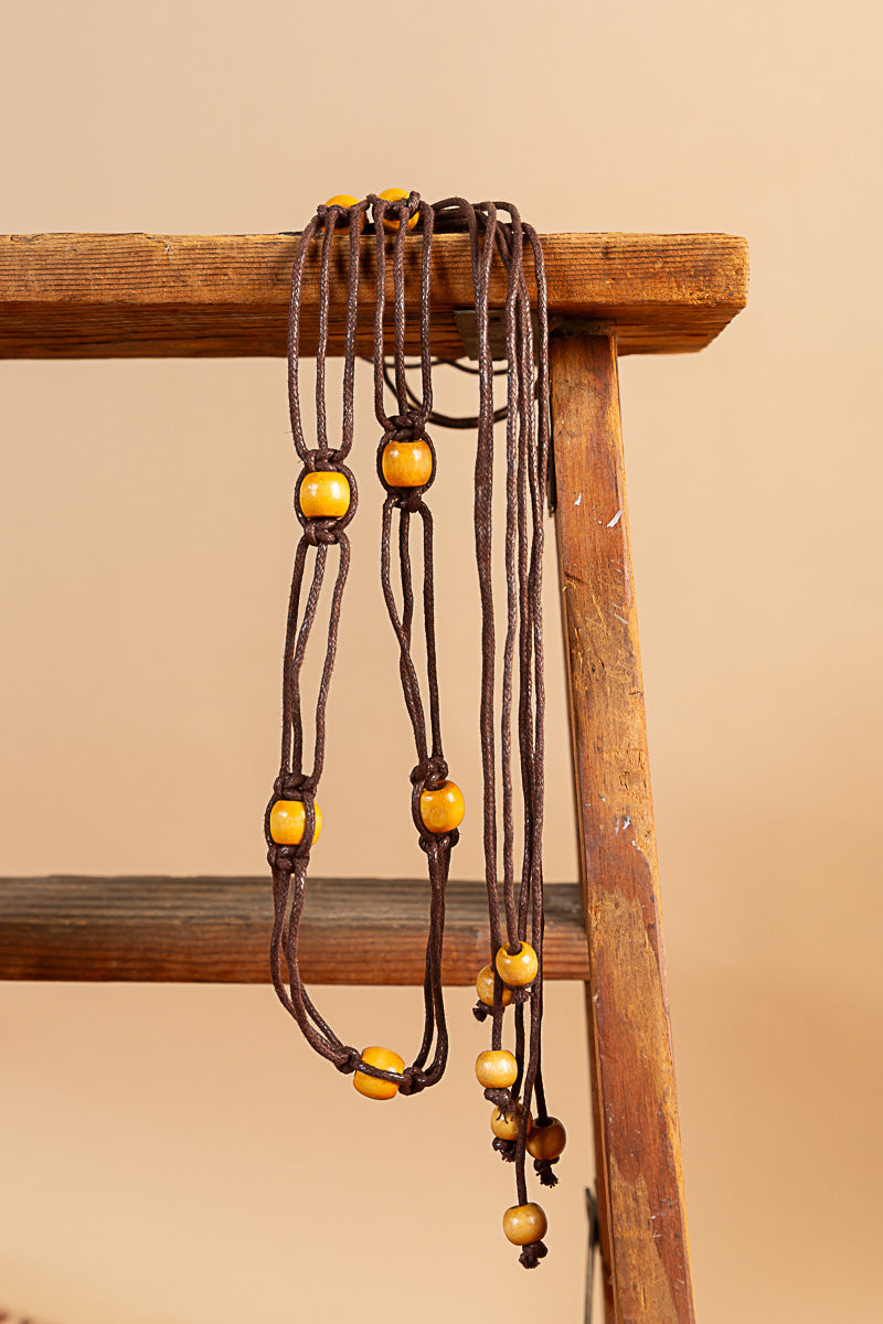 Beaded String Belt