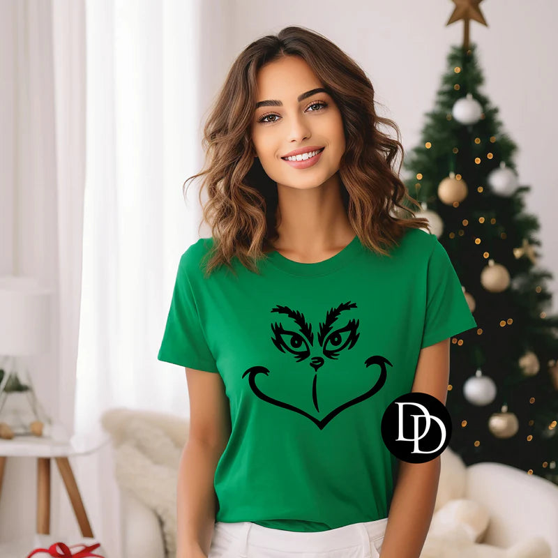 'Grinchy Face' Graphic