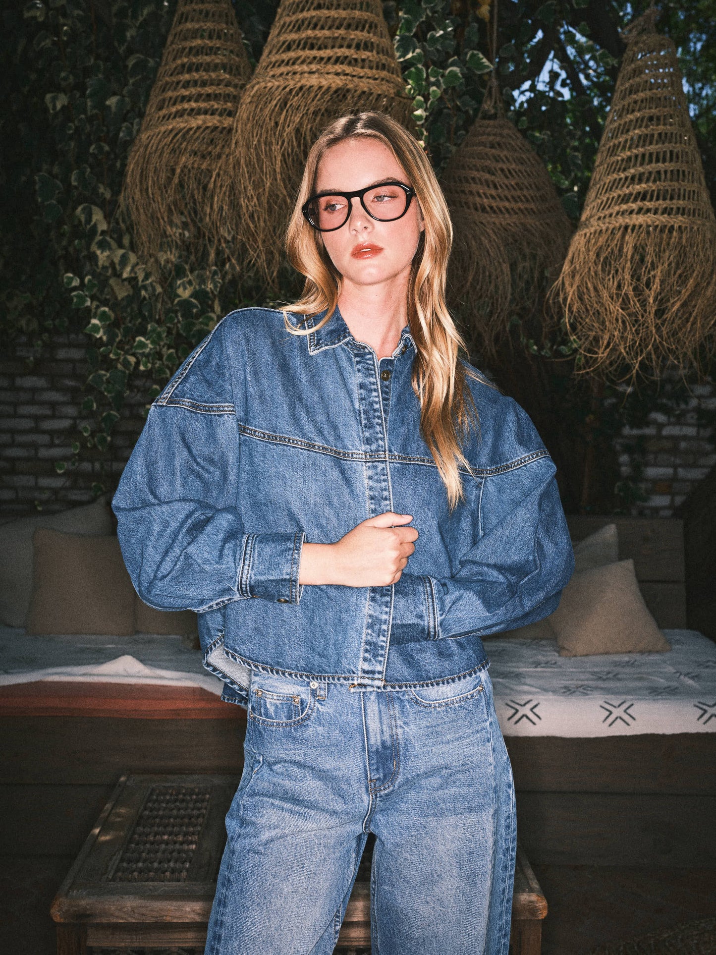 Denim Swing Jacket