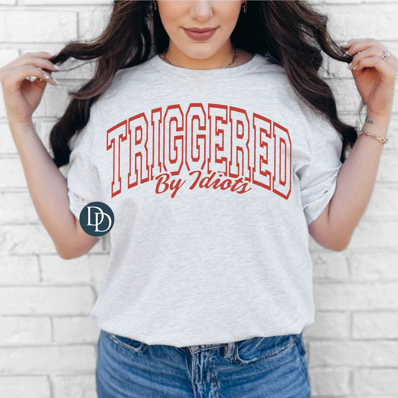 'Triggered By Idiots' Graphic