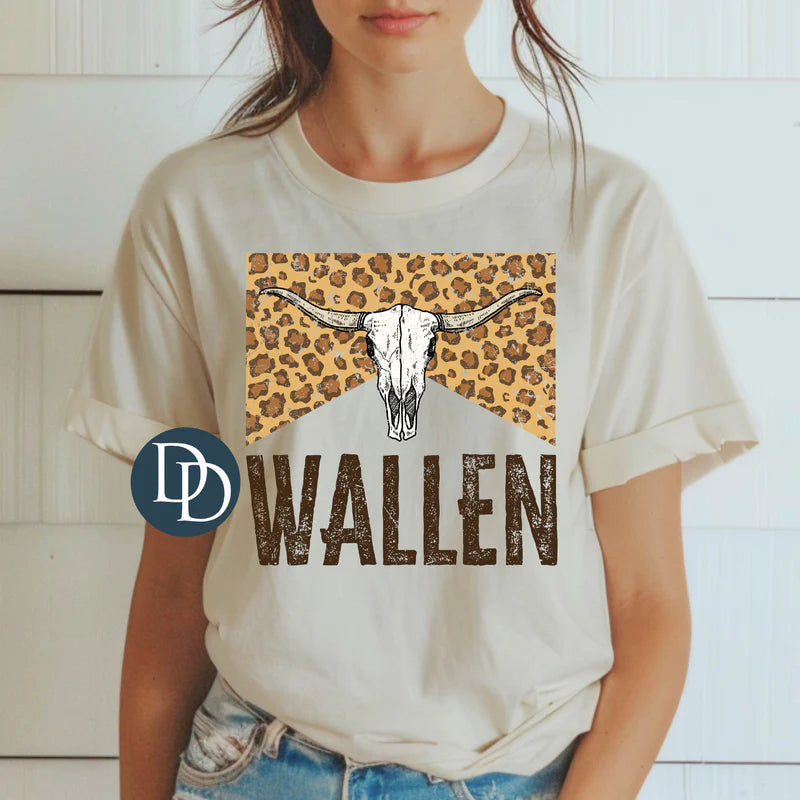 'Wallen Leopard Cow Head' Graphic