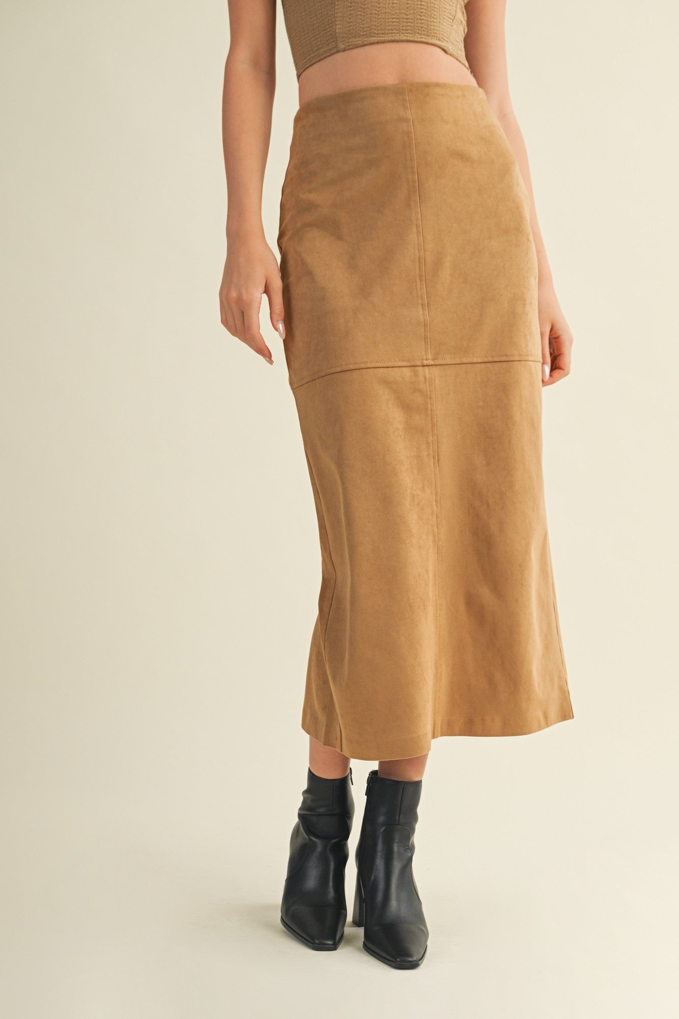 Myla Faux Suede Skirt