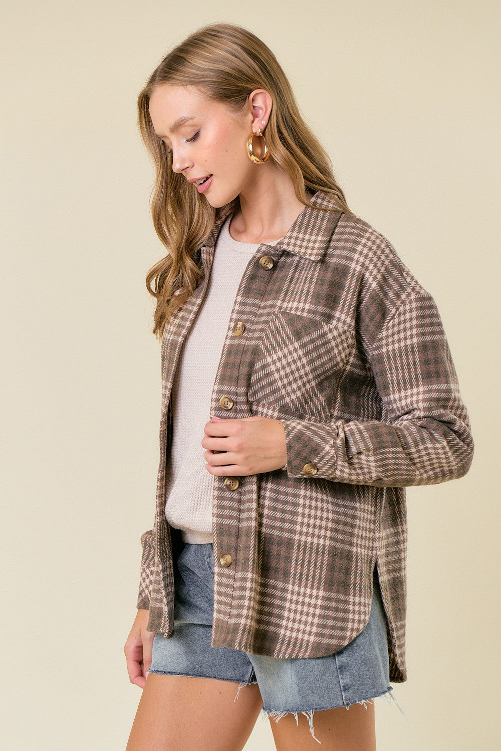Kennedy Plaid Shacket