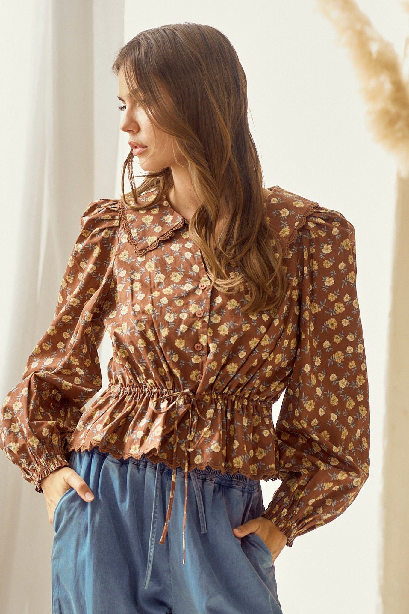 Sailor Floral Blouse