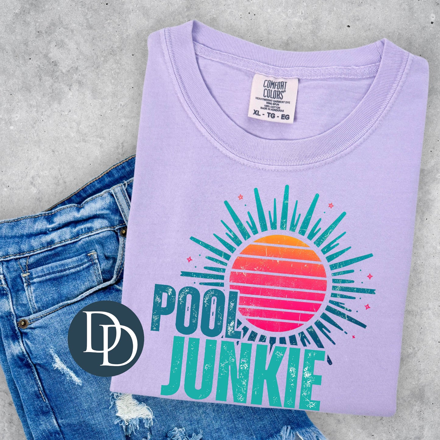 'Pool Junkie' Graphic