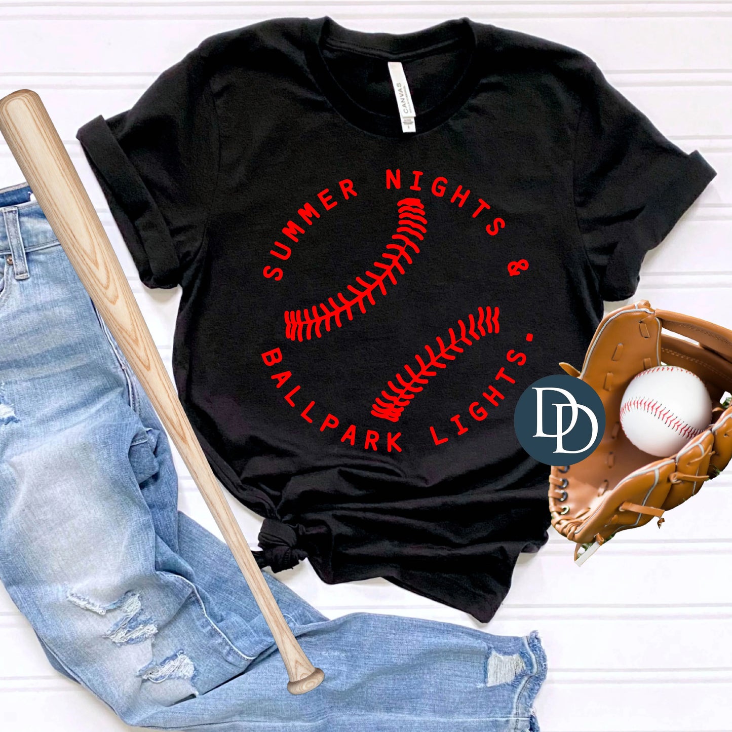 'Summer Nights & Ballpark Lights' Graphic