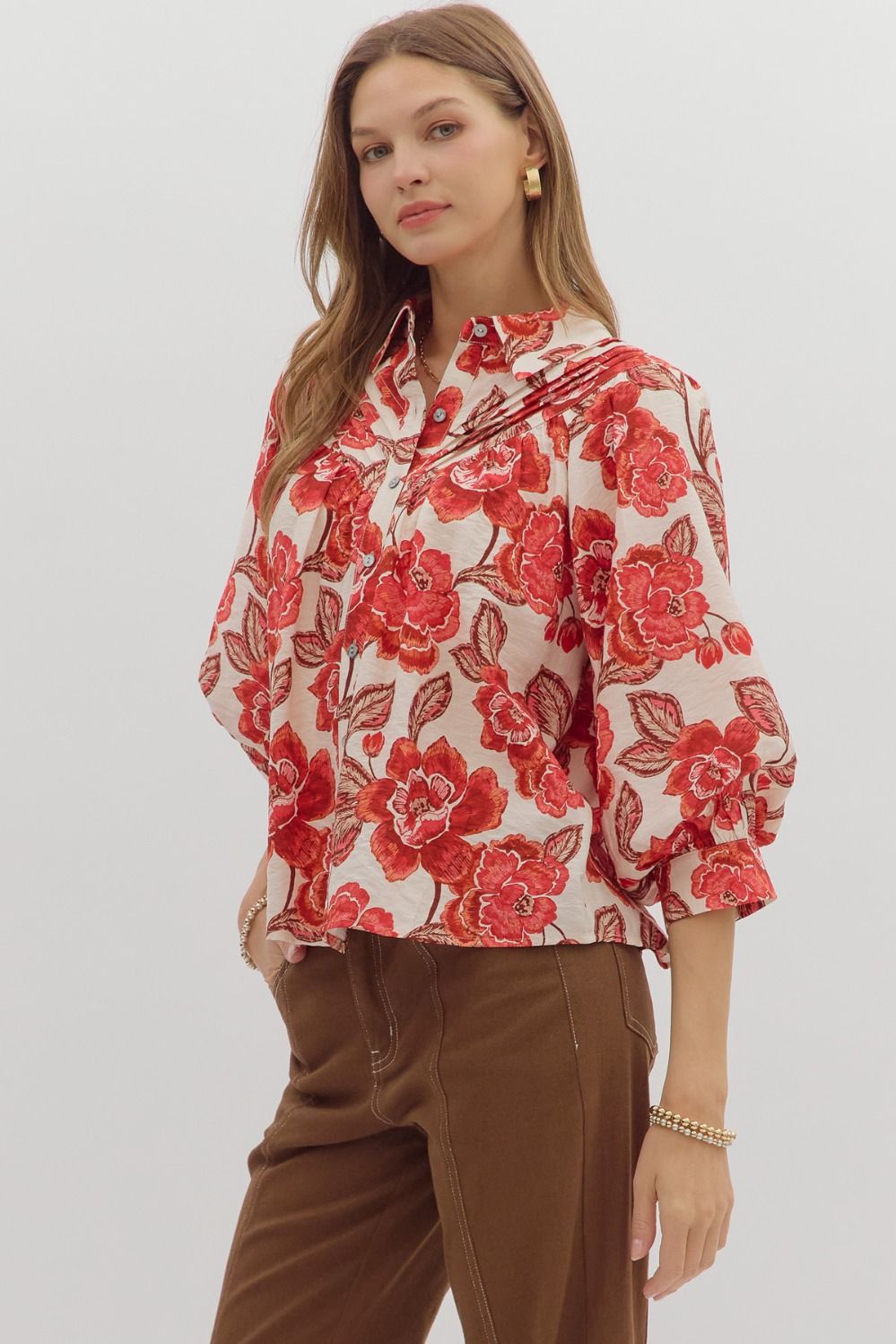 Floral Fantasy Blouse