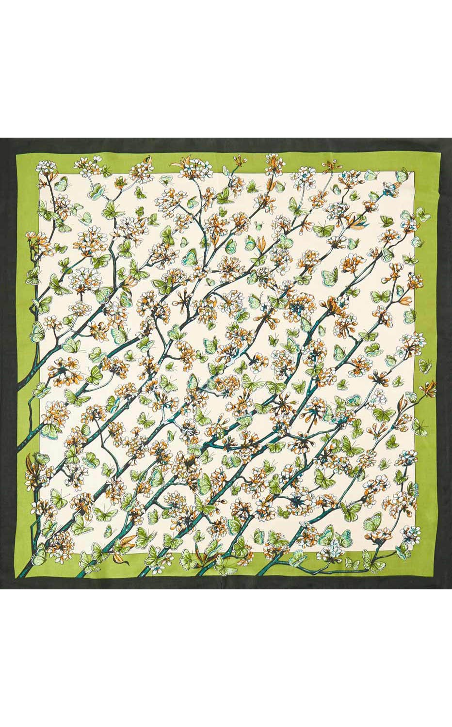 Floral Butterfly Bandana Scarf