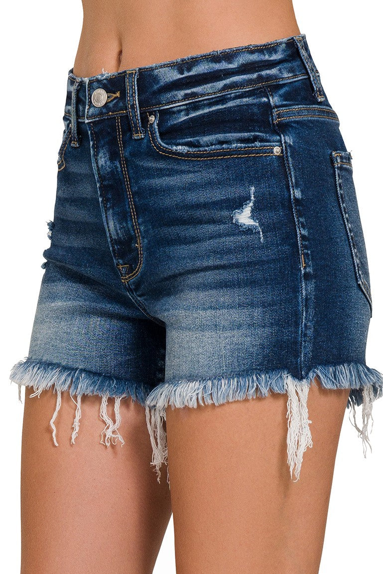 Sawyer Frayed Hem Shorts
