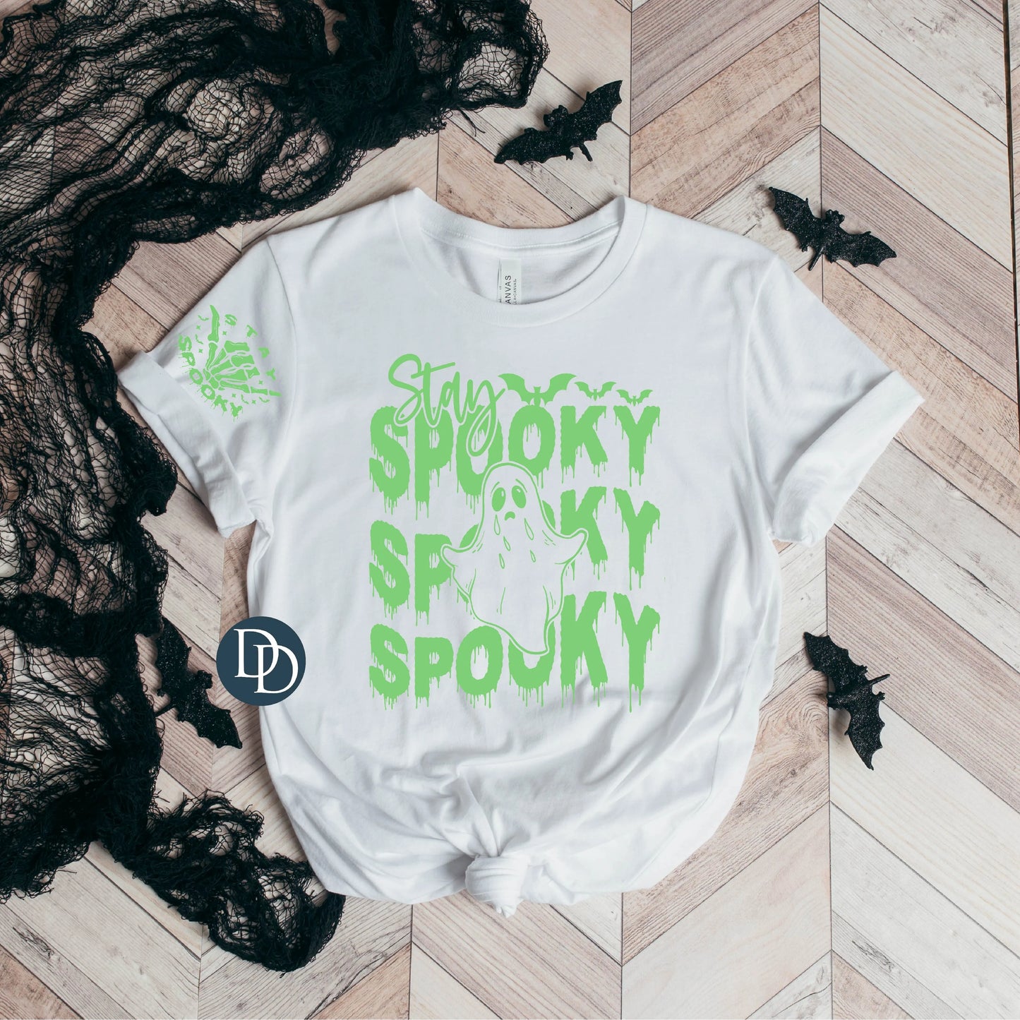 'Stay Spooky w/Ghost' Graphic