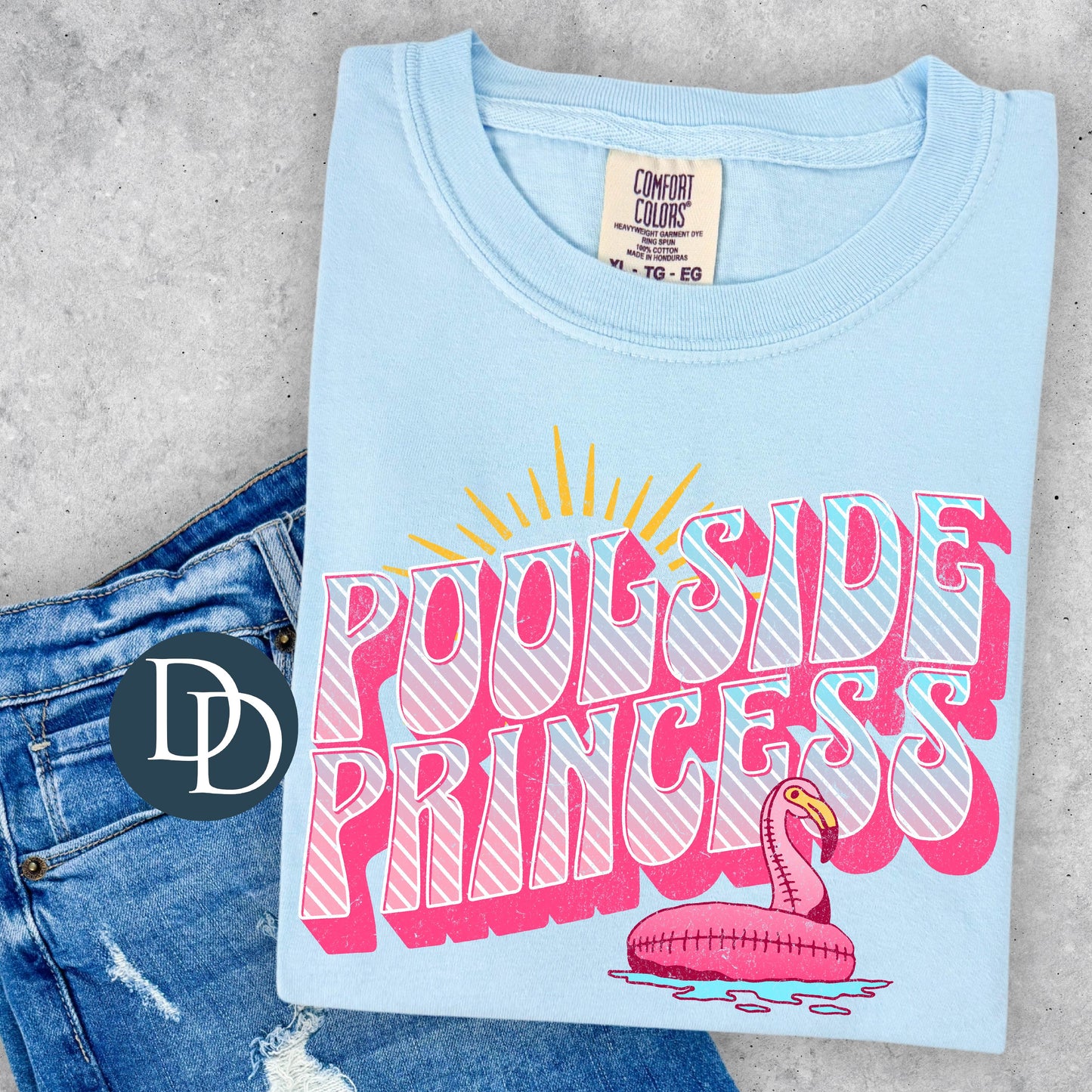 'Poolside Princess' Graphic