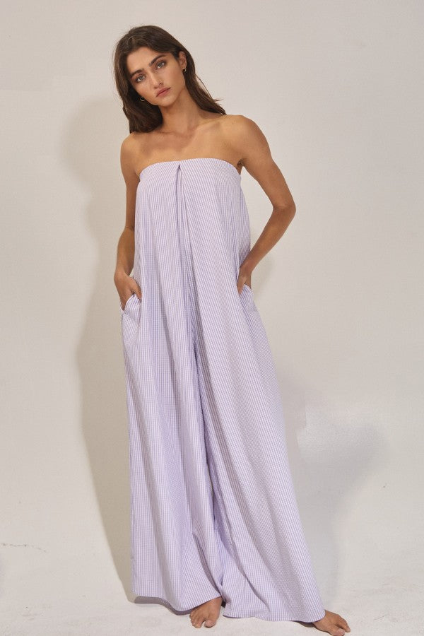Strapless Flowy Jumpsuit