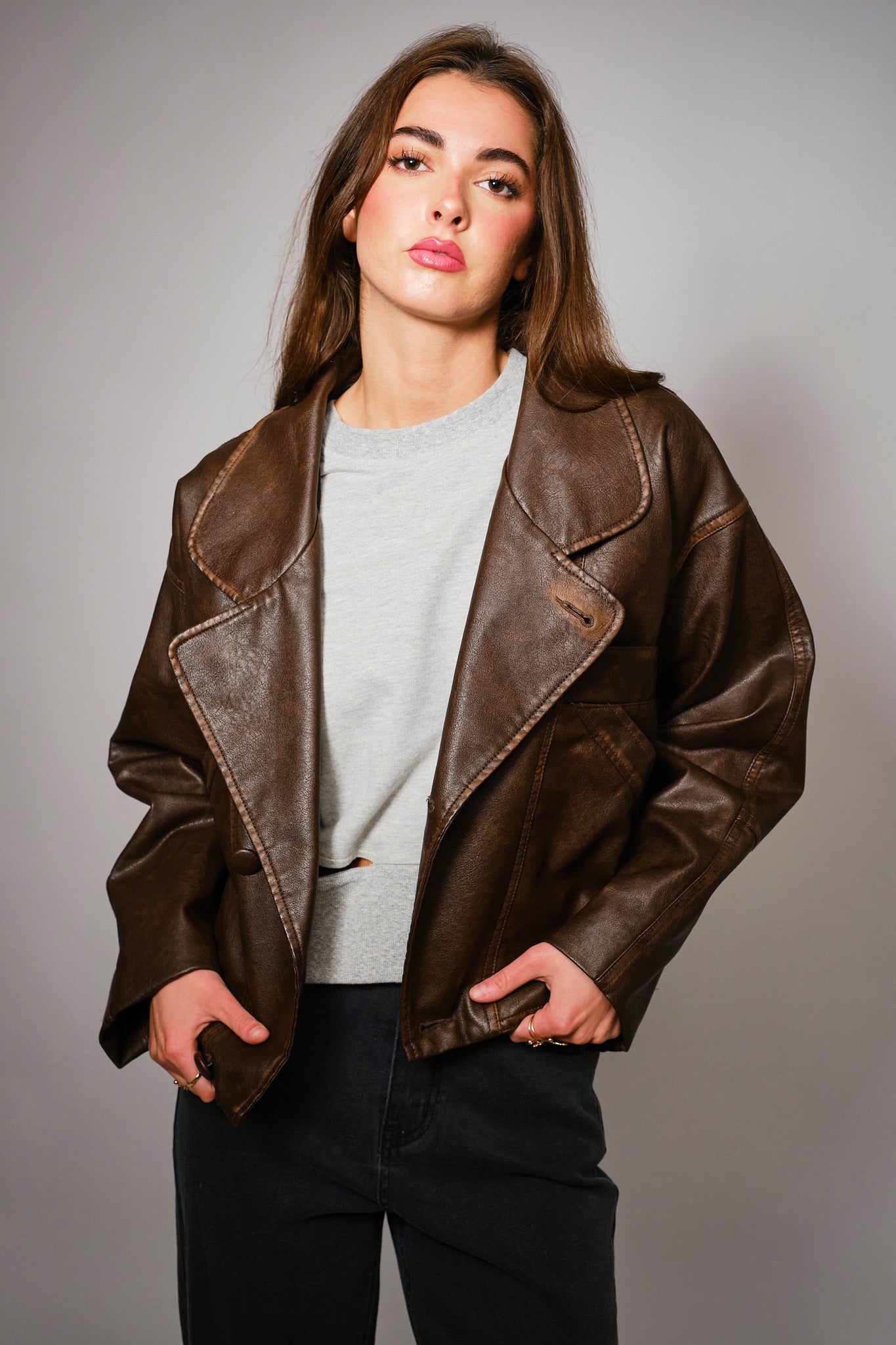 Esmeralda Vegan Leather Jacket