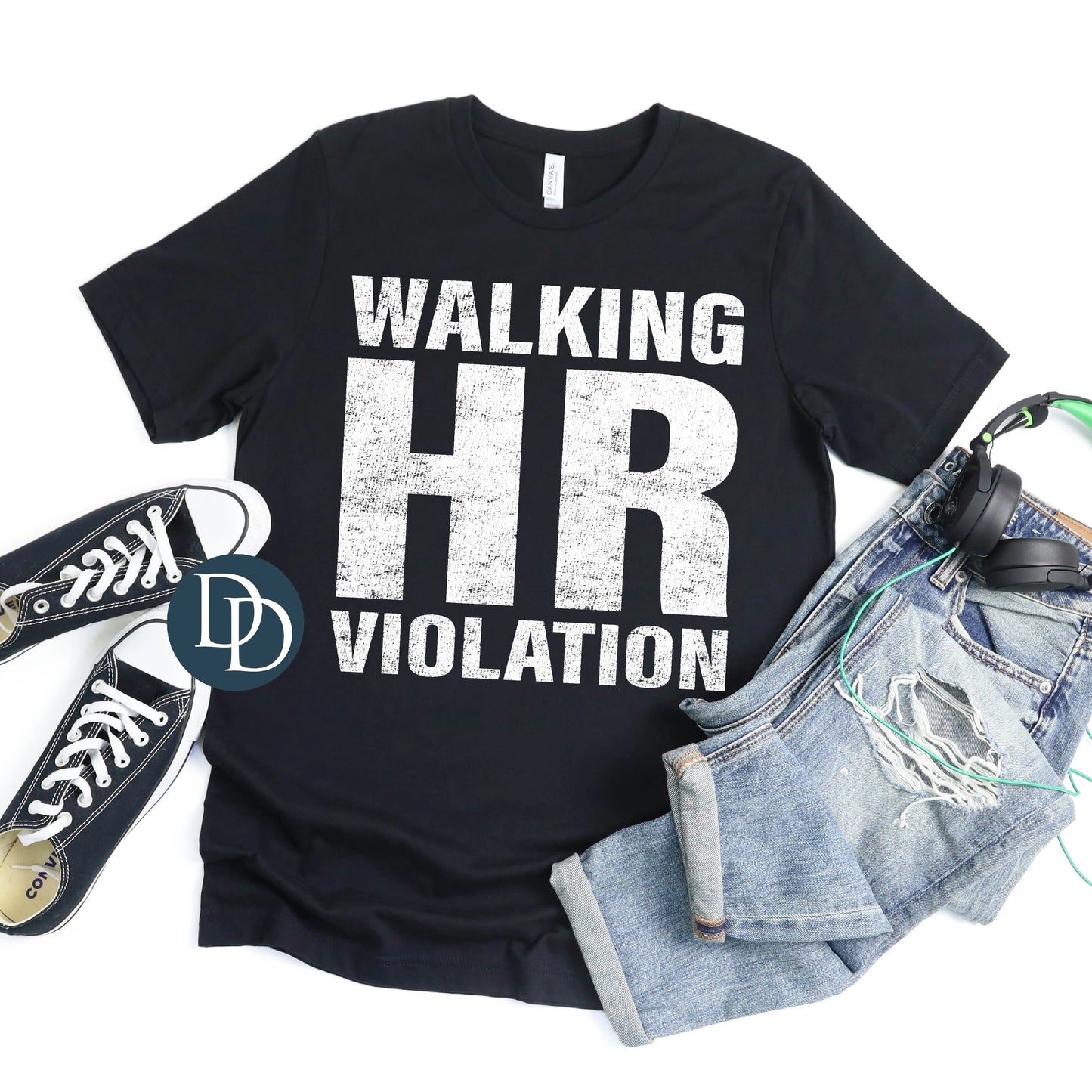 'Walking HR Violation' Graphic