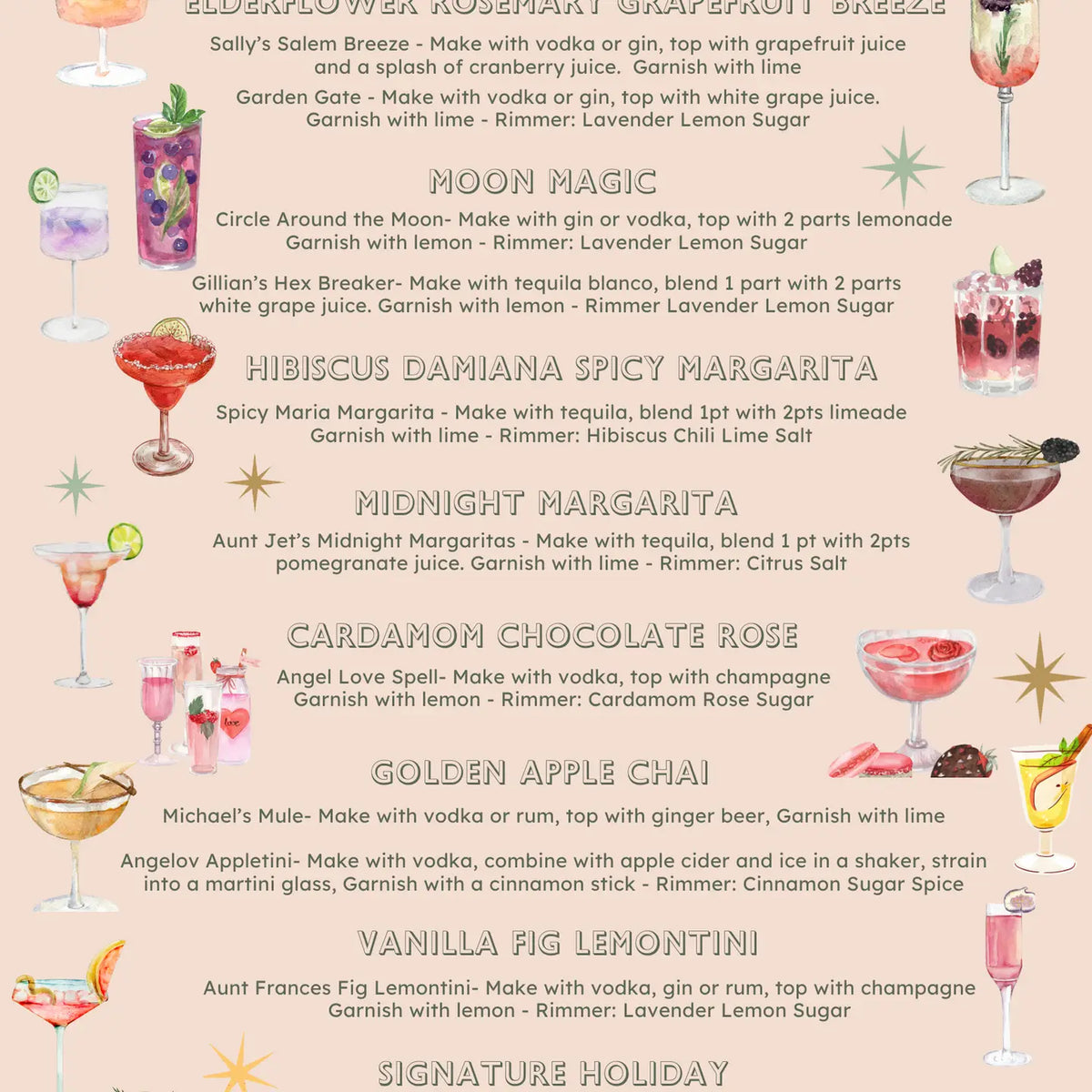 Midnight Margarita Craft Cocktail Infusion Drink Kit