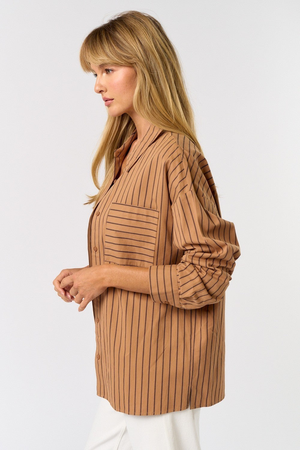 Elowen Stripe Oversized Top