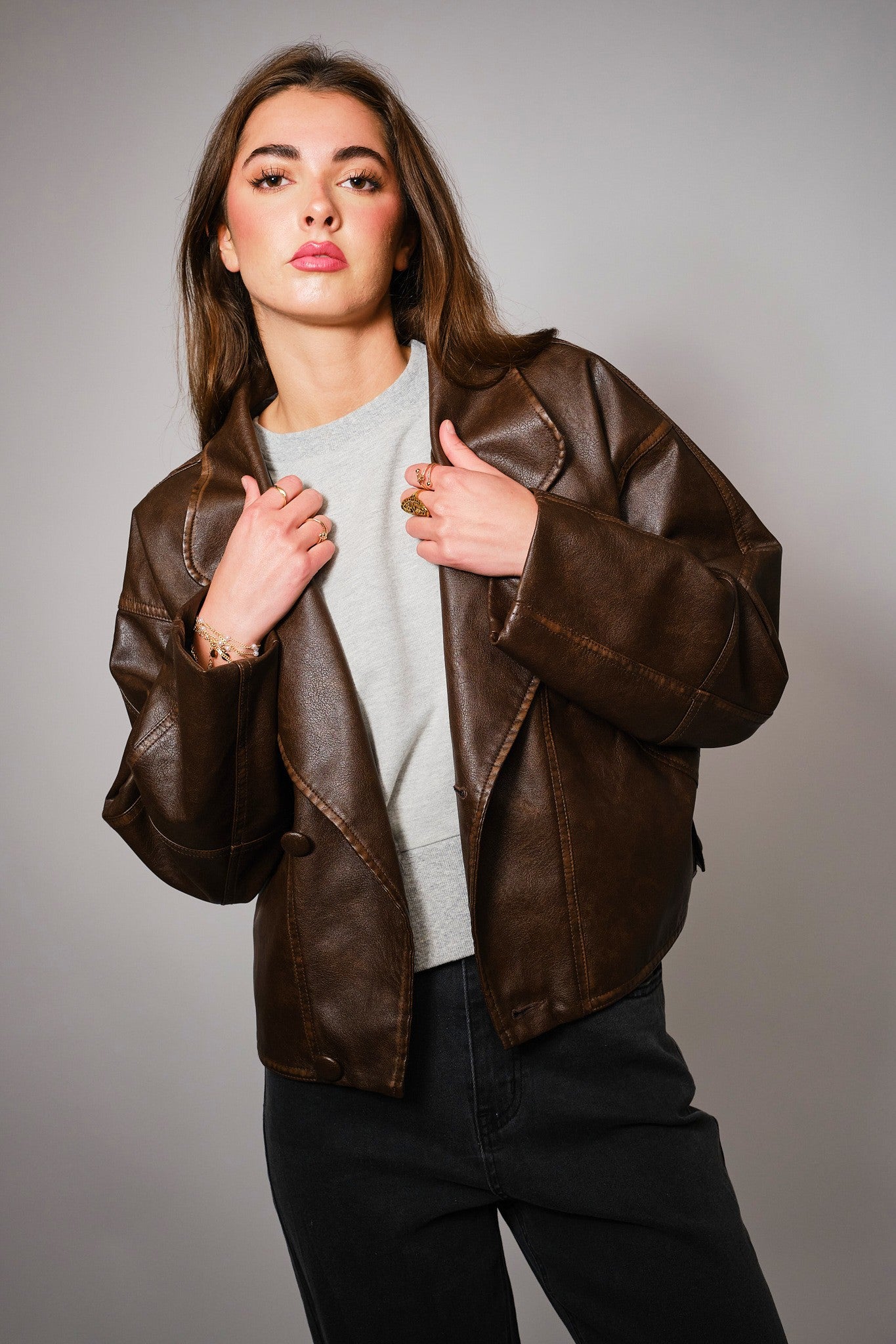 Esmeralda Vegan Leather Jacket