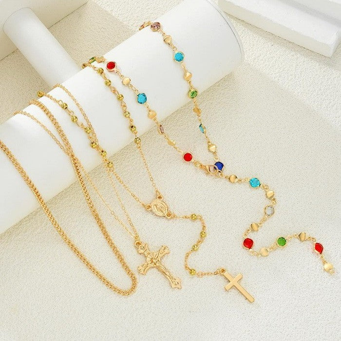 Trinity Lariat Layer Necklace