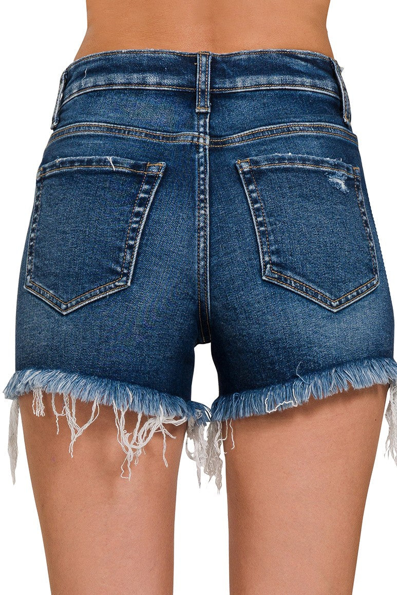 Sawyer Frayed Hem Shorts