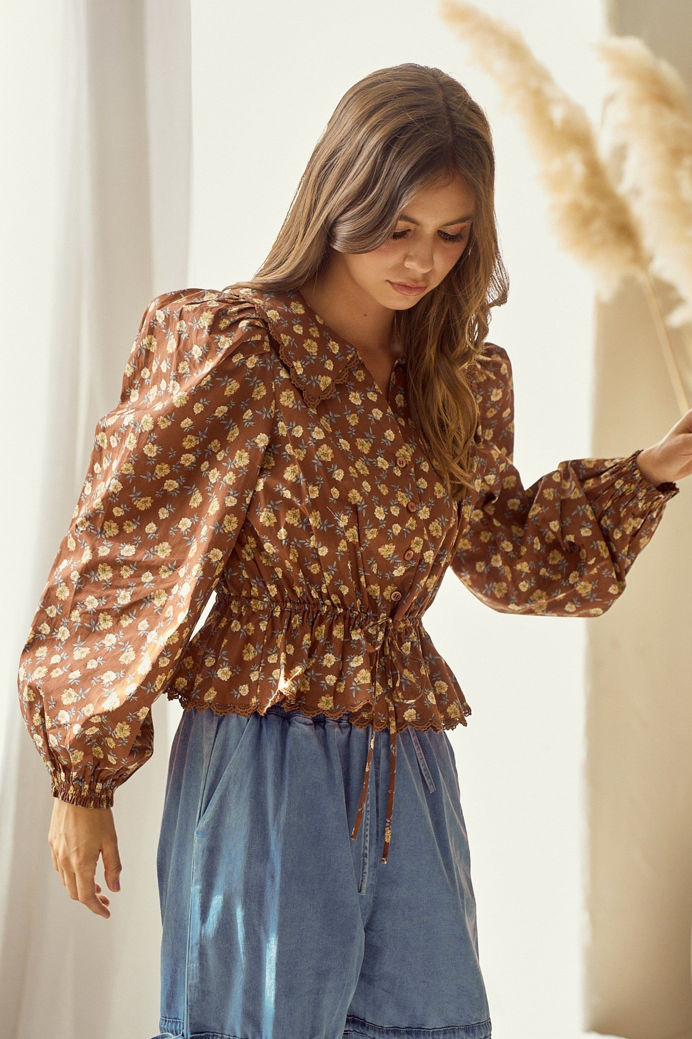 Sailor Floral Blouse