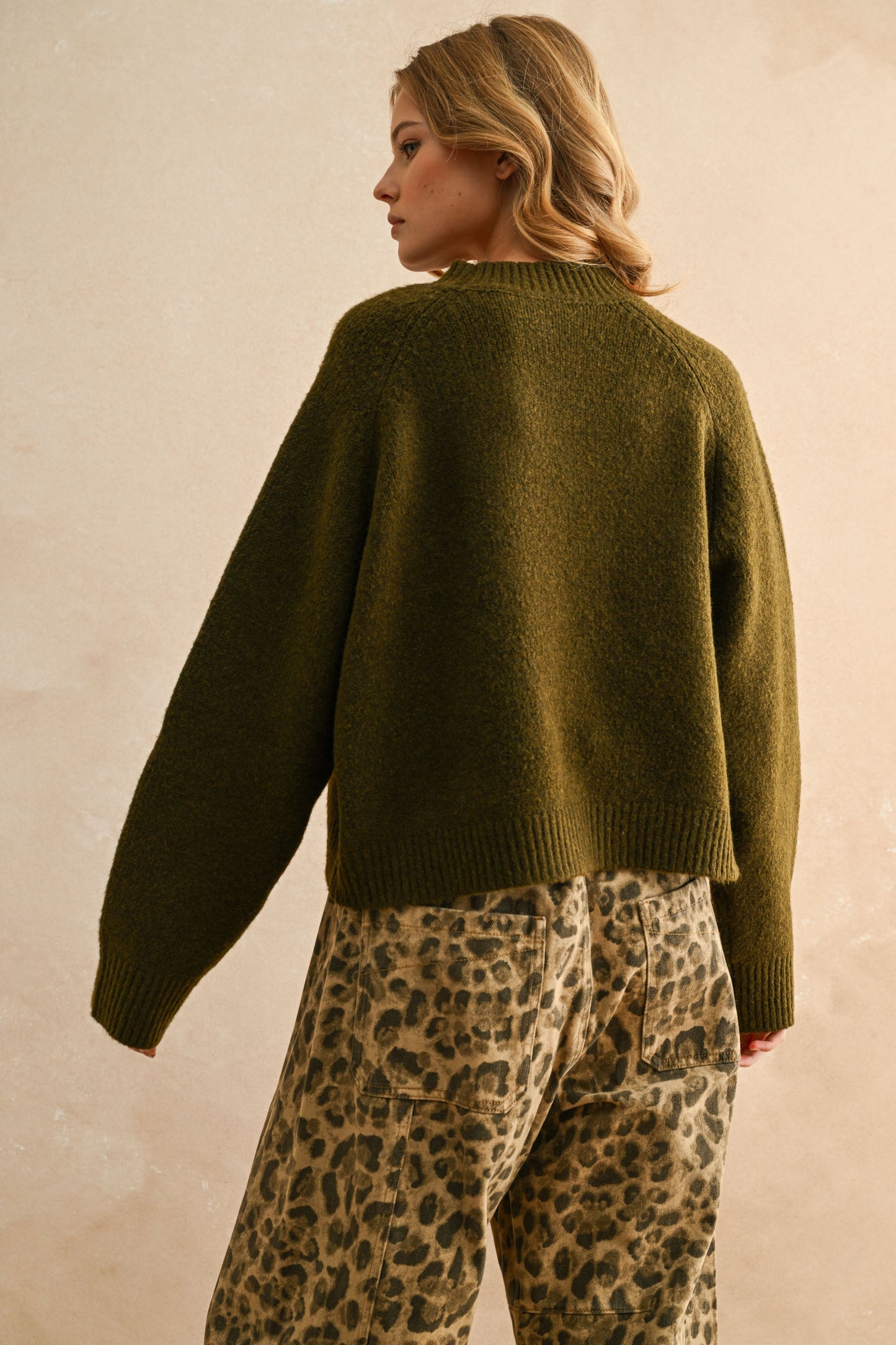Letter Front Sweater