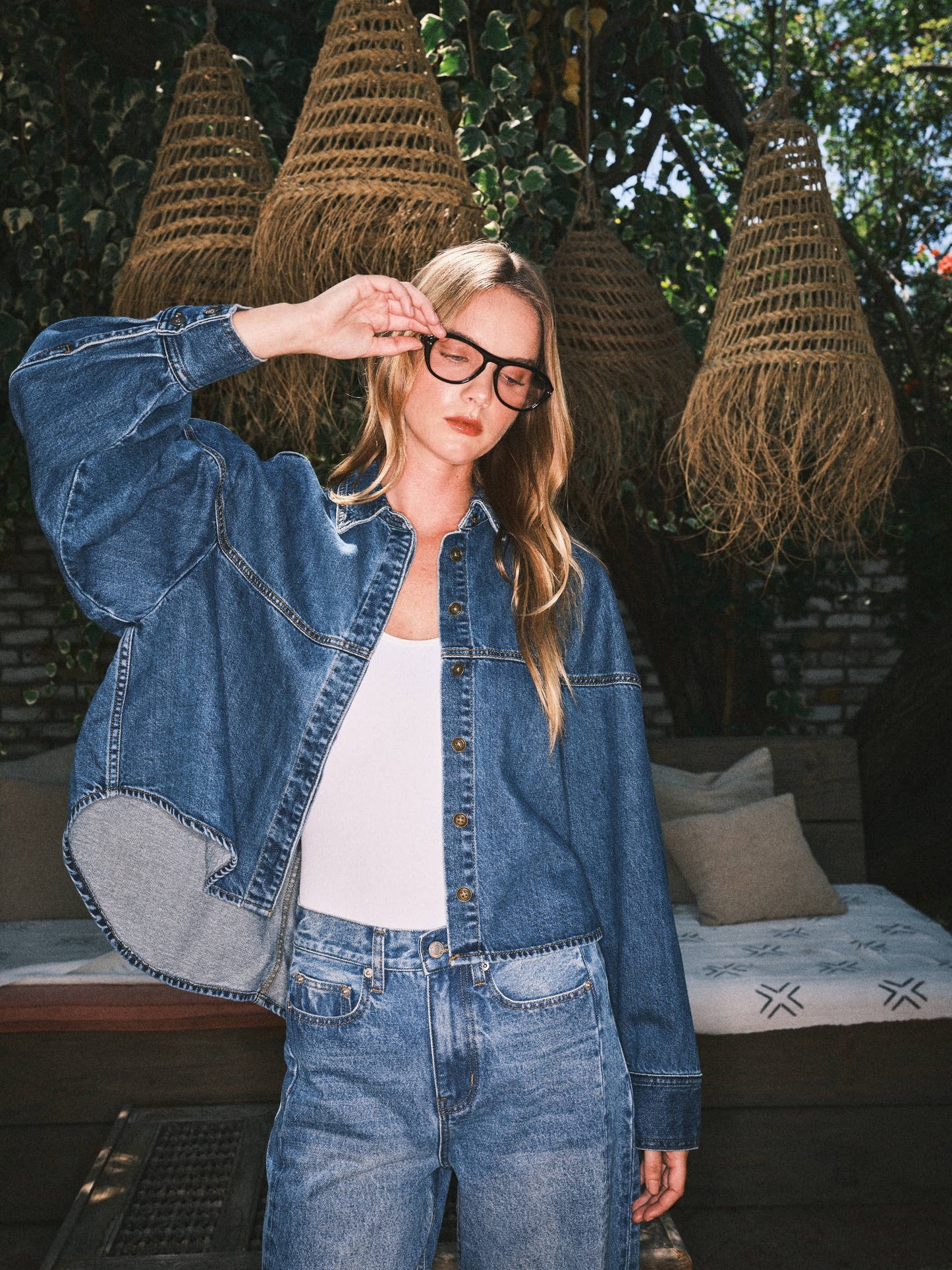 Denim Swing Jacket