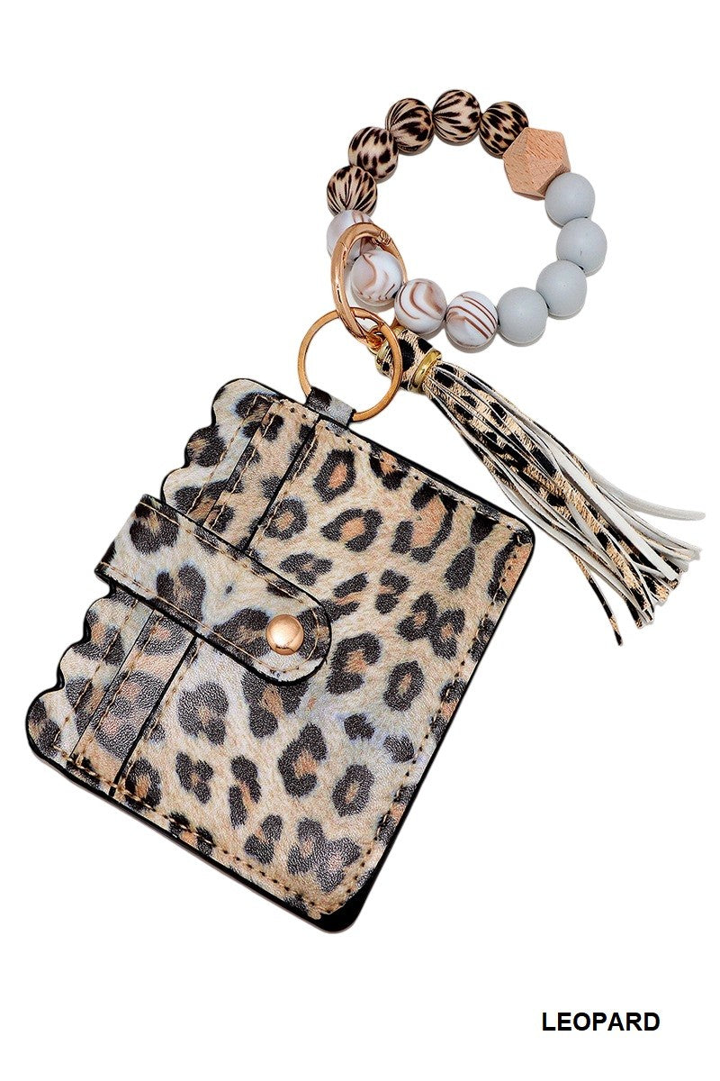 Keychain Beaded Wallet