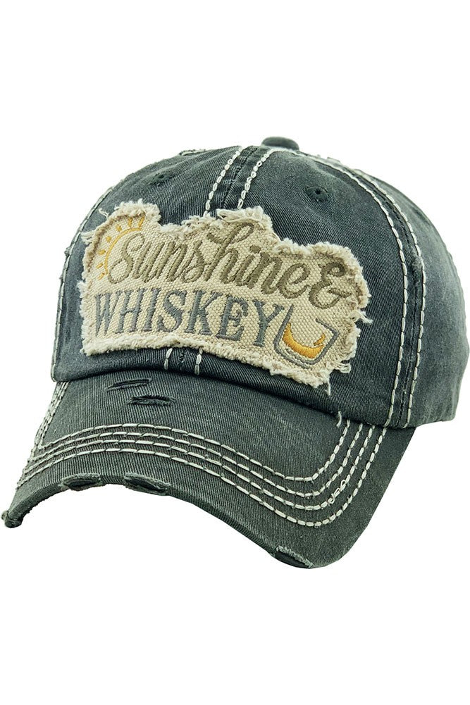Sunshine & Whiskey Vintage Baseball Hat