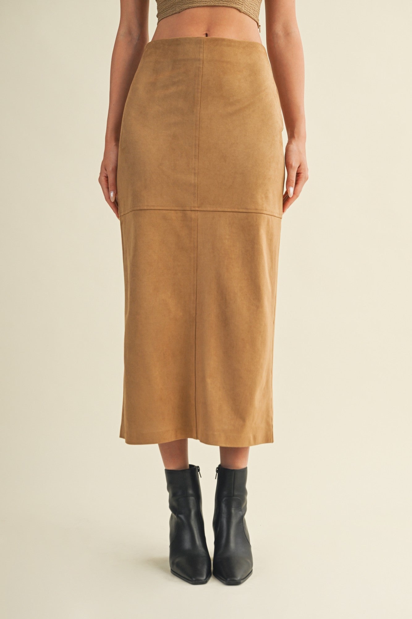 Myla Faux Suede Skirt