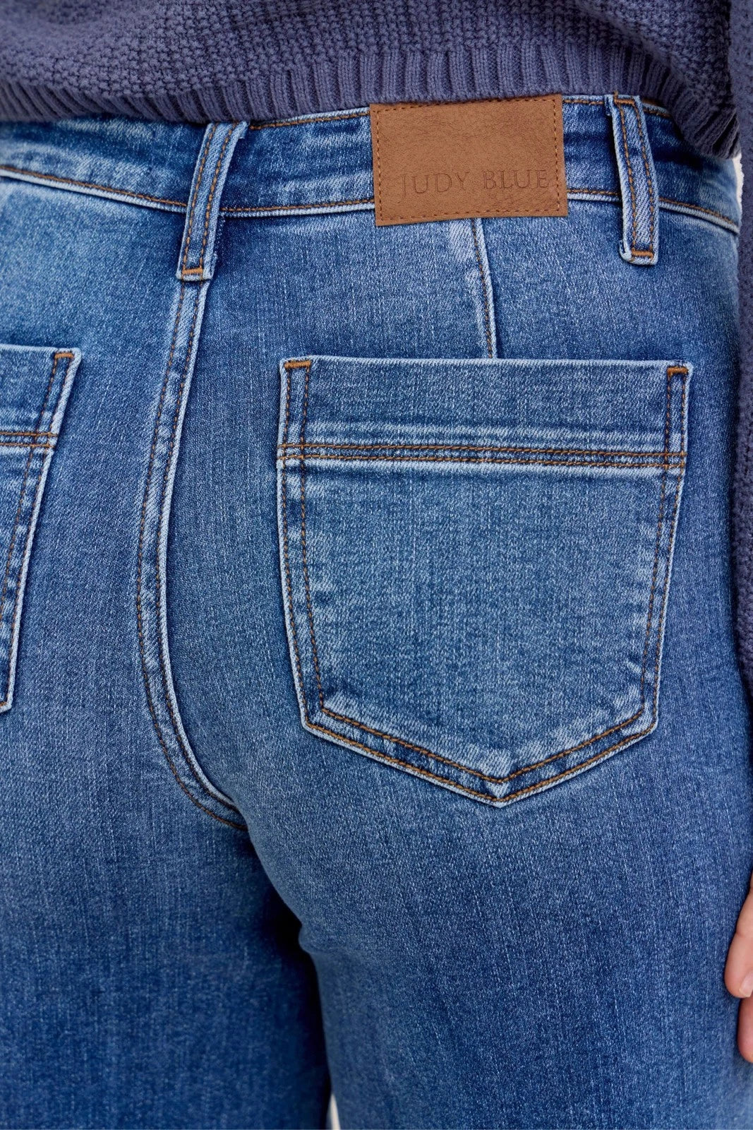 Judy Blue Retro Wide Trouser Jeans