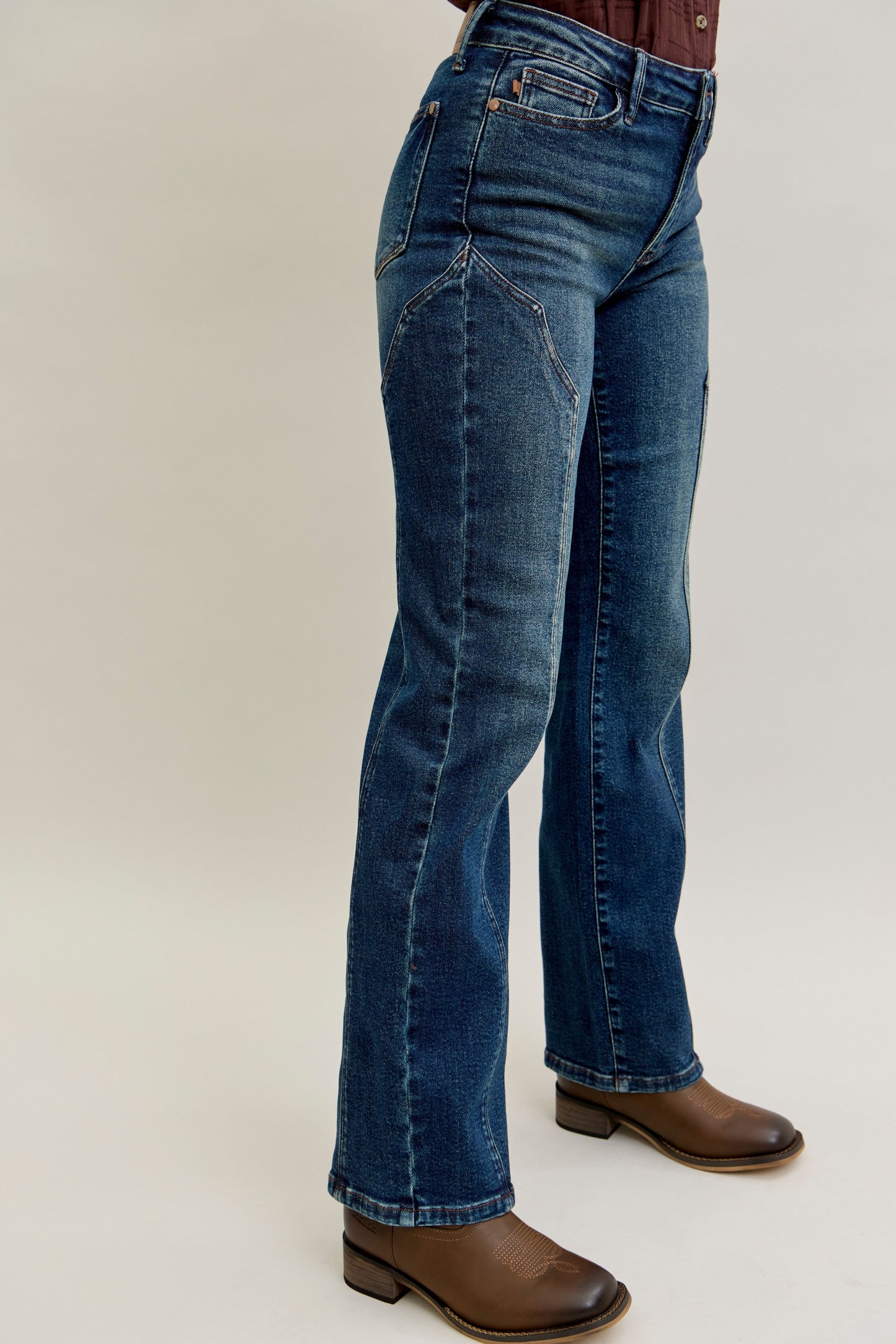 Western Seam Detail Judy Blue Jeans