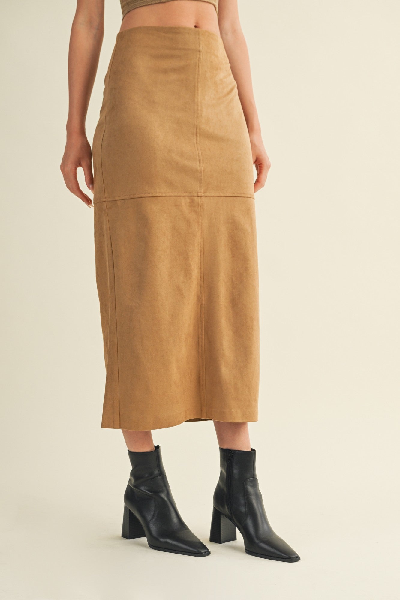 Myla Faux Suede Skirt