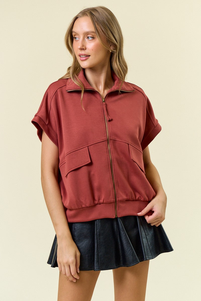 Buttery Soft Modal Flap Pocket Jacket