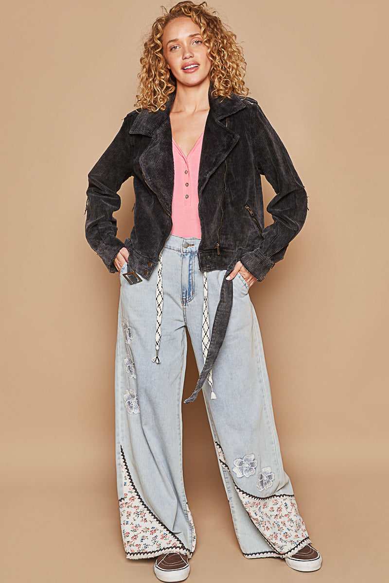 Corduroy Moto Jacket