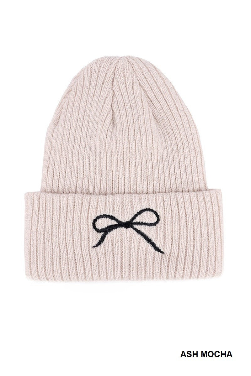Croquette Bow Beanie