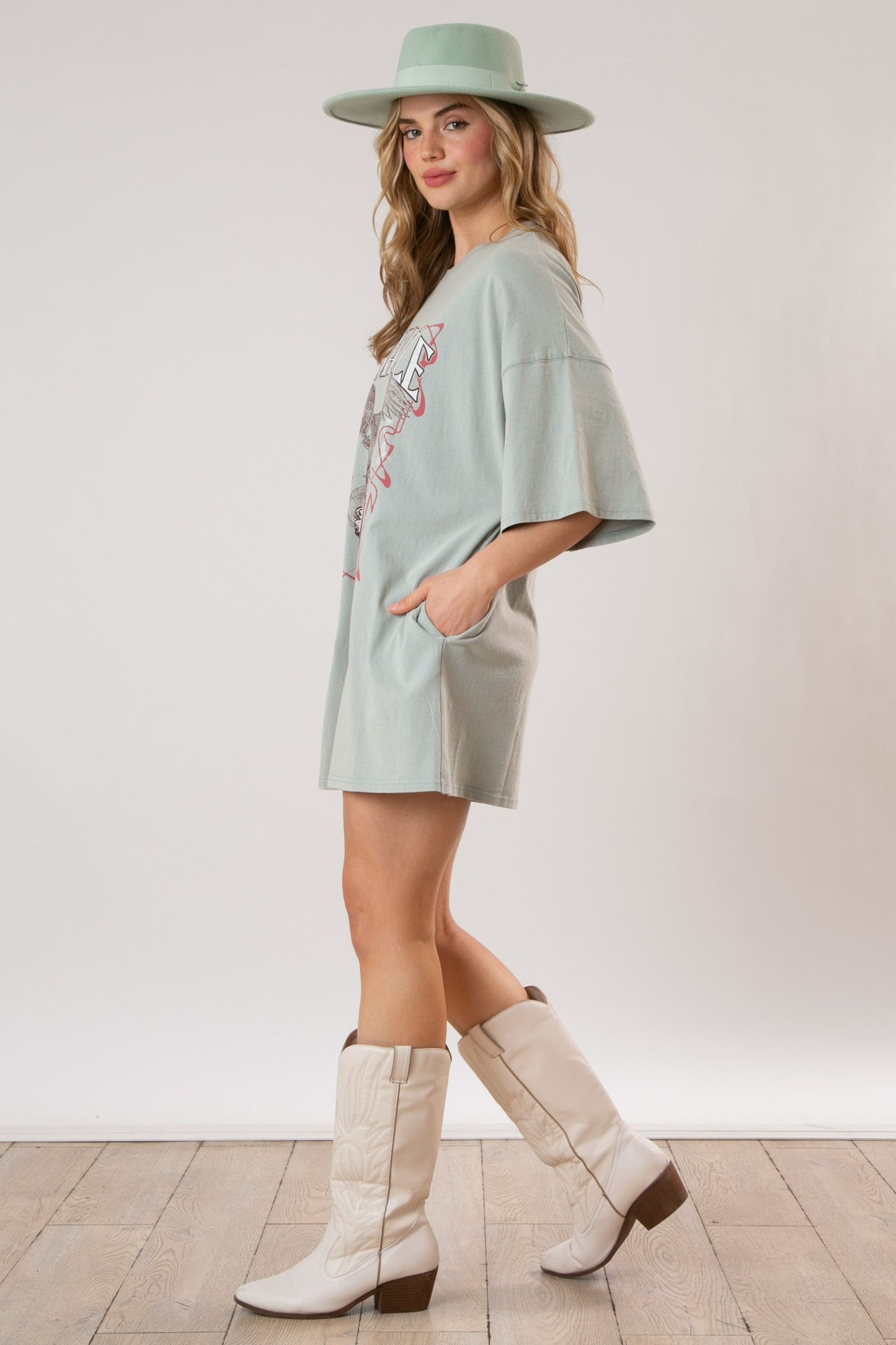 Nashville Eagle Printed T Dress
