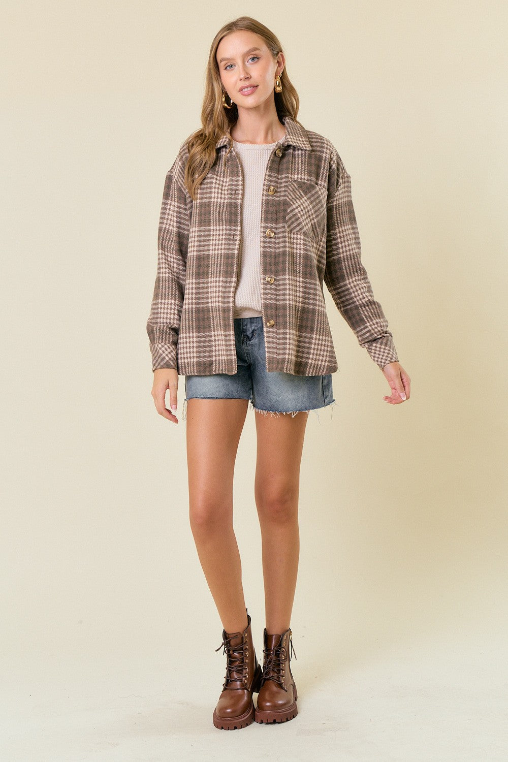 Kennedy Plaid Shacket