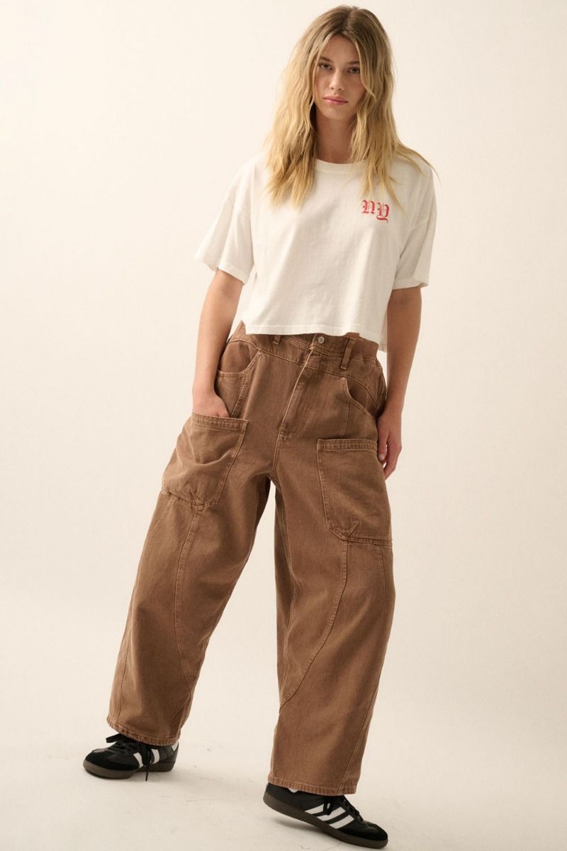 New York Cropped Graphic Tee
