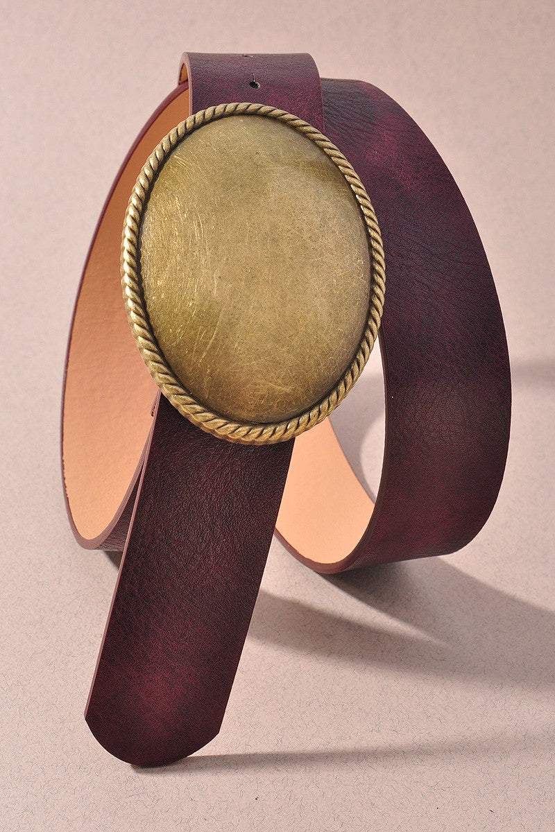Western Oval Bucket Belt