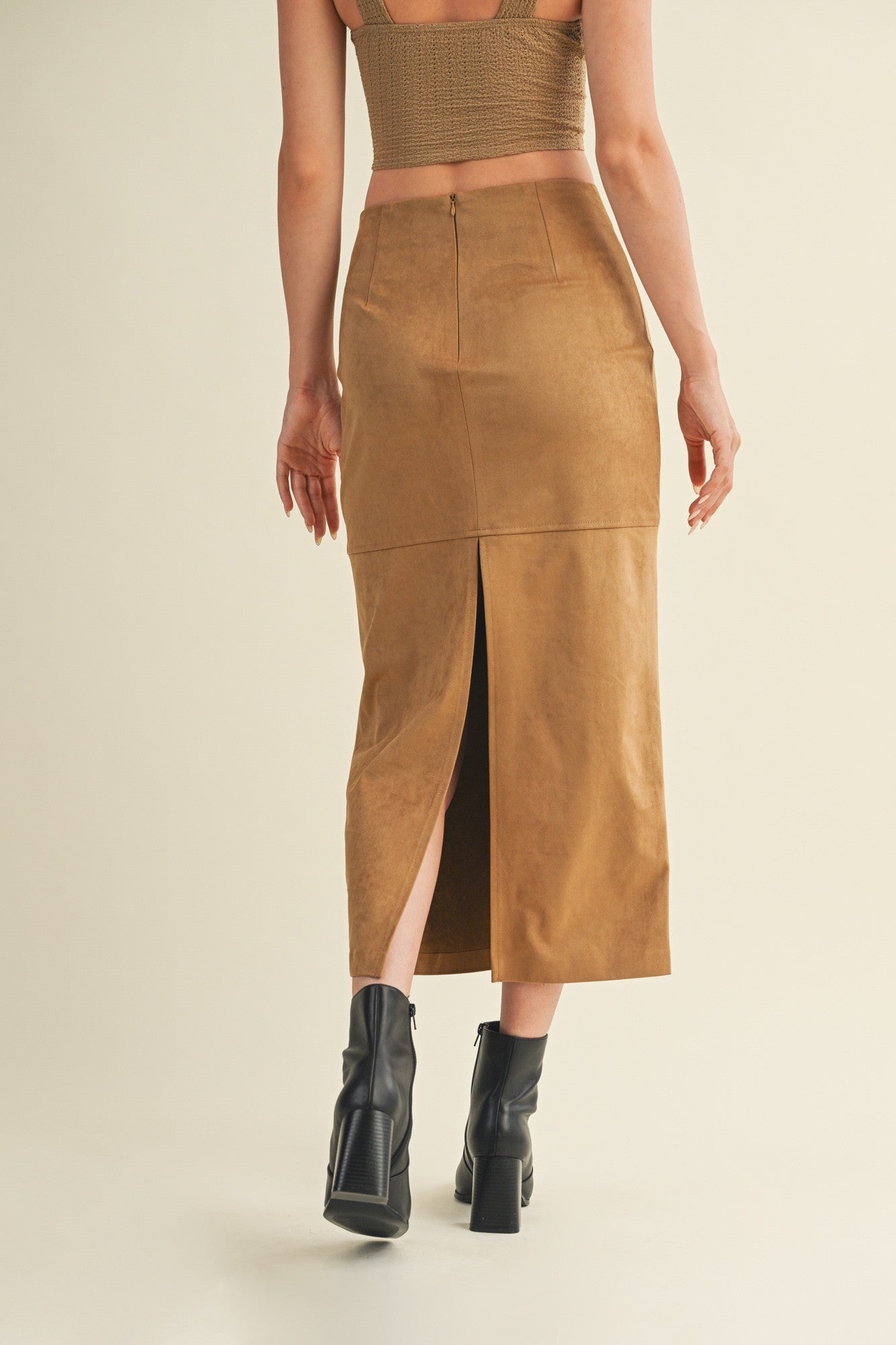 Myla Faux Suede Skirt