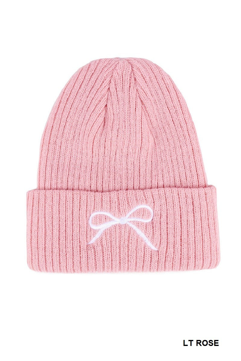 Croquette Bow Beanie