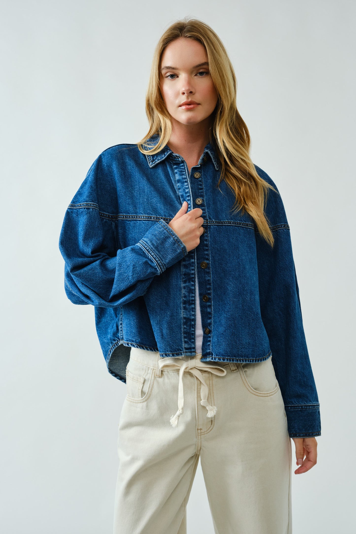 Denim Swing Jacket