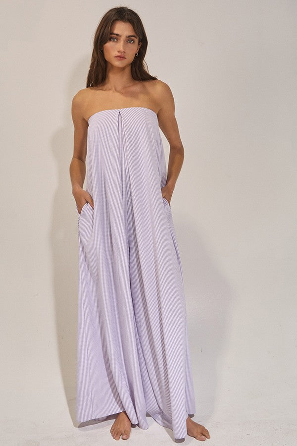 Strapless Flowy Jumpsuit