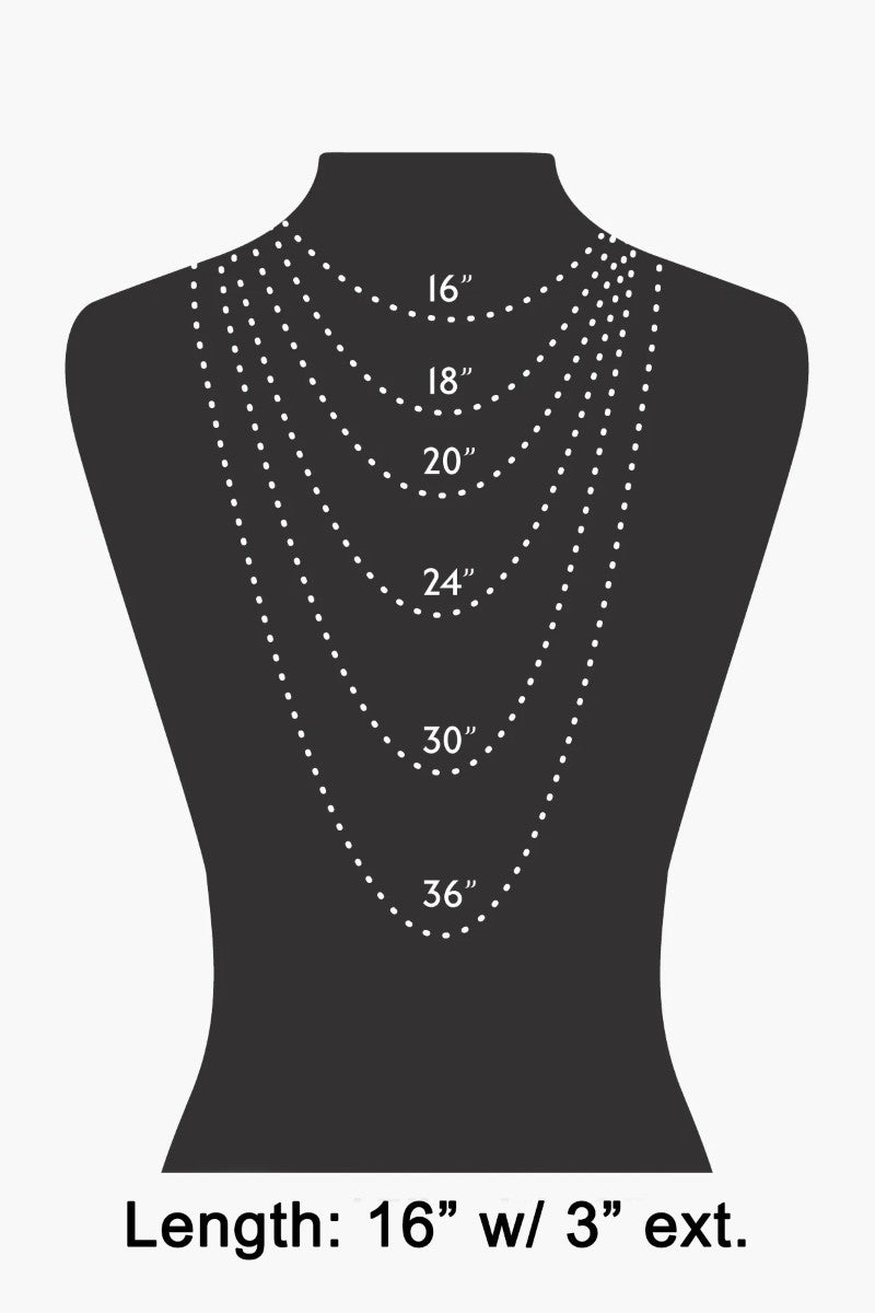 Floral Western Charm Necklace
