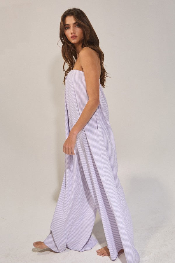 Strapless Flowy Jumpsuit